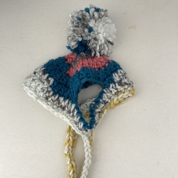 100 % Handmade Crochet Dog/Pet/Cat Hat Beanie - Extra Small to Small - Picture 3 of 5
